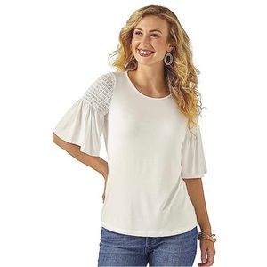wrangler 3/4 sleeve blouse
